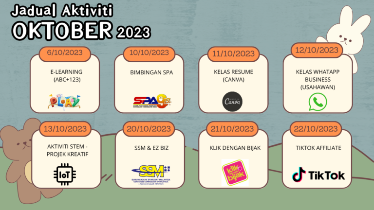 JADUAL AKTIVITI OKTOBER